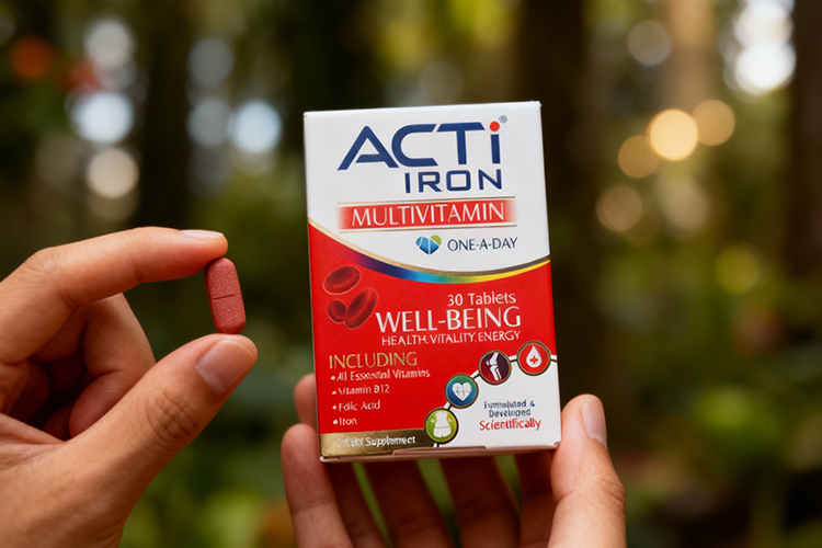 قرص اکتی آیرون برای تقویت مو در دست